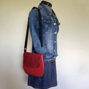 Sac besace rouge