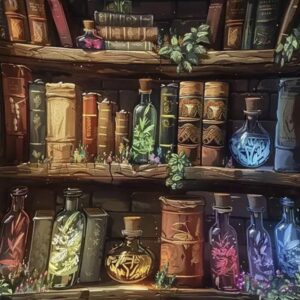 Sac cabas livres et potions